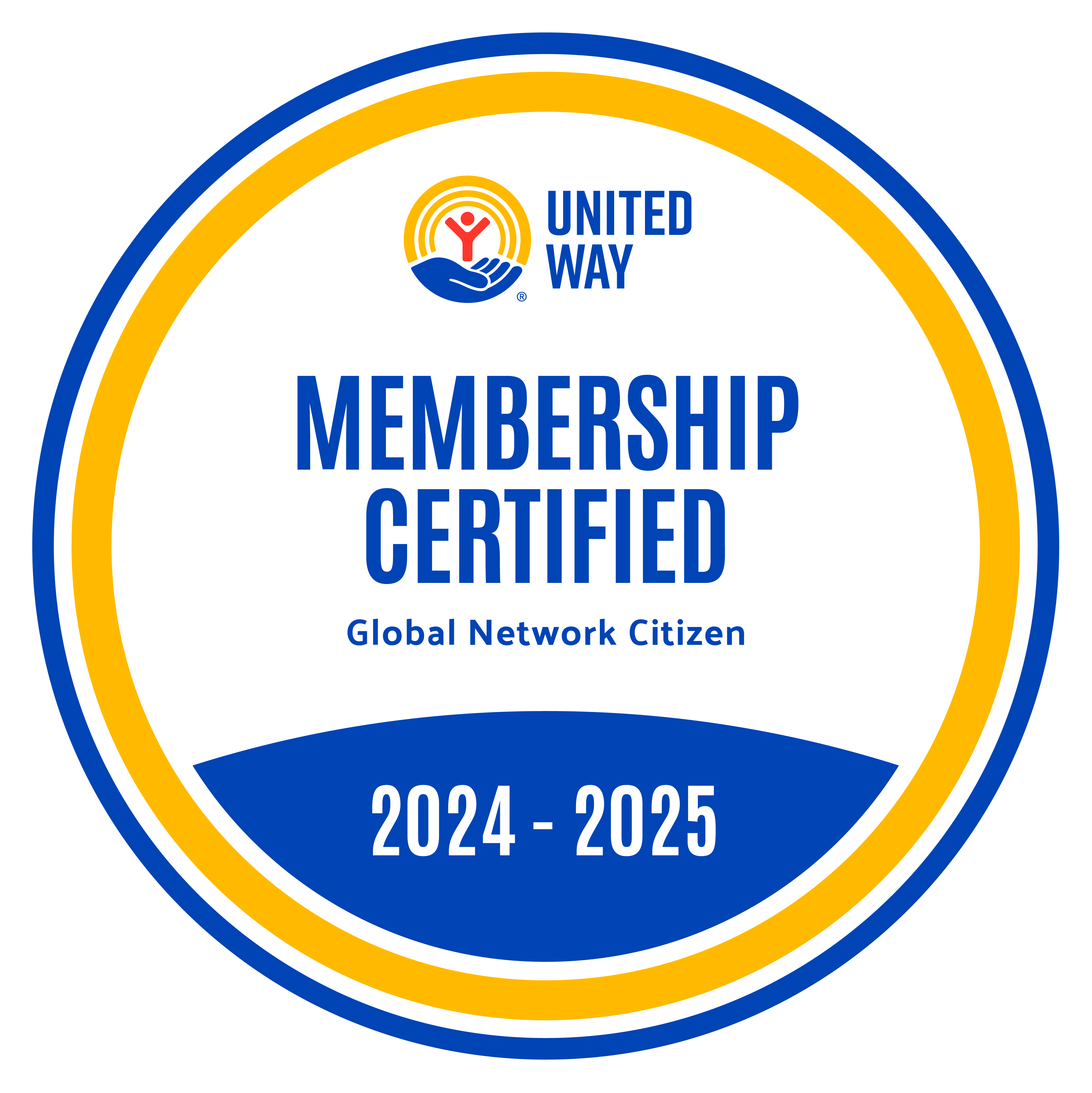 United Way membership Certified